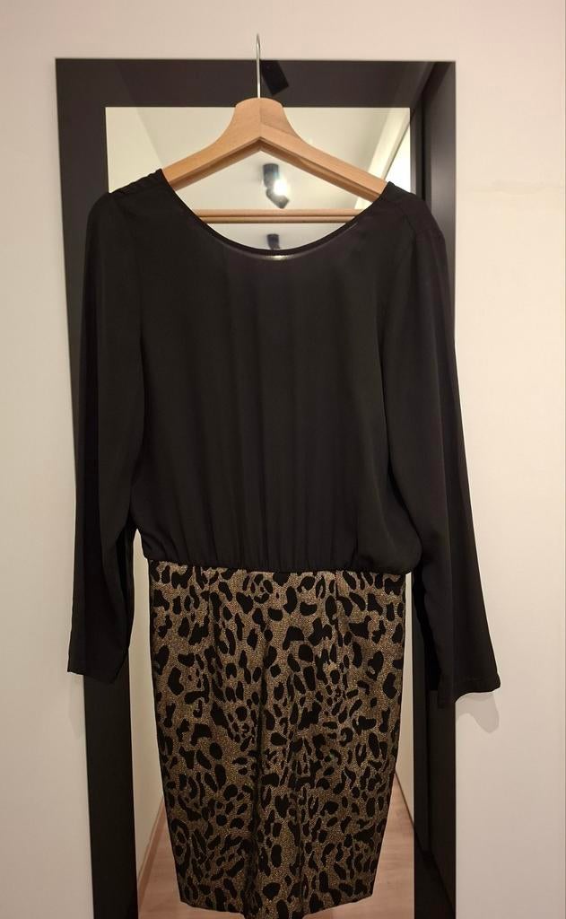 Jurk only maat 36 zwart en gouden glitter, Kleding | Dames, Ophalen, Only, Zwart, Maat 36 (S)