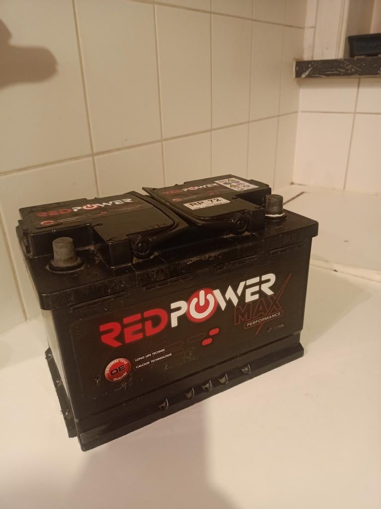 Auto batterij accu 72 Ah Red power, Auto-onderdelen, Ophalen