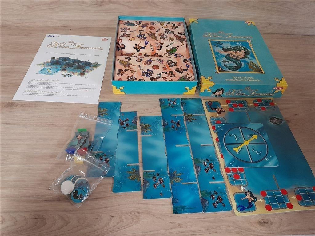 de kleine zeemeermin bordspel [s1096], Hobby en Vrije tijd, Gezelschapsspellen | Bordspellen, Zo goed als nieuw, Verzenden