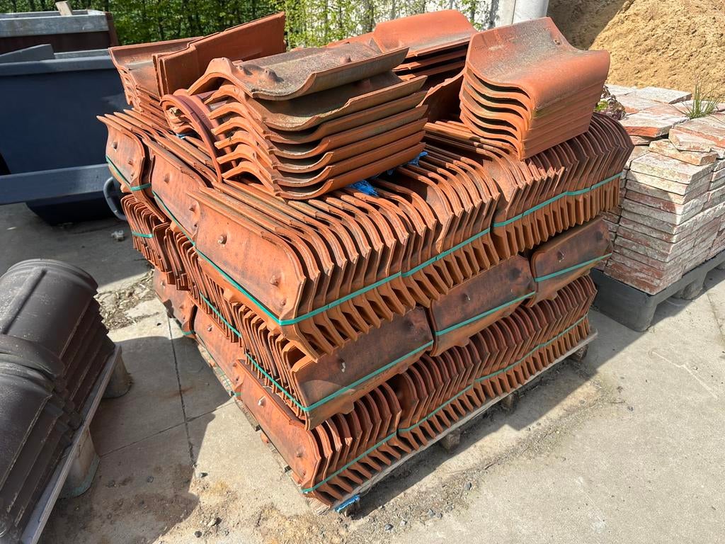 Tuiles Koramic 451, Enlèvement, Comme neuf, Rouge, Tuiles