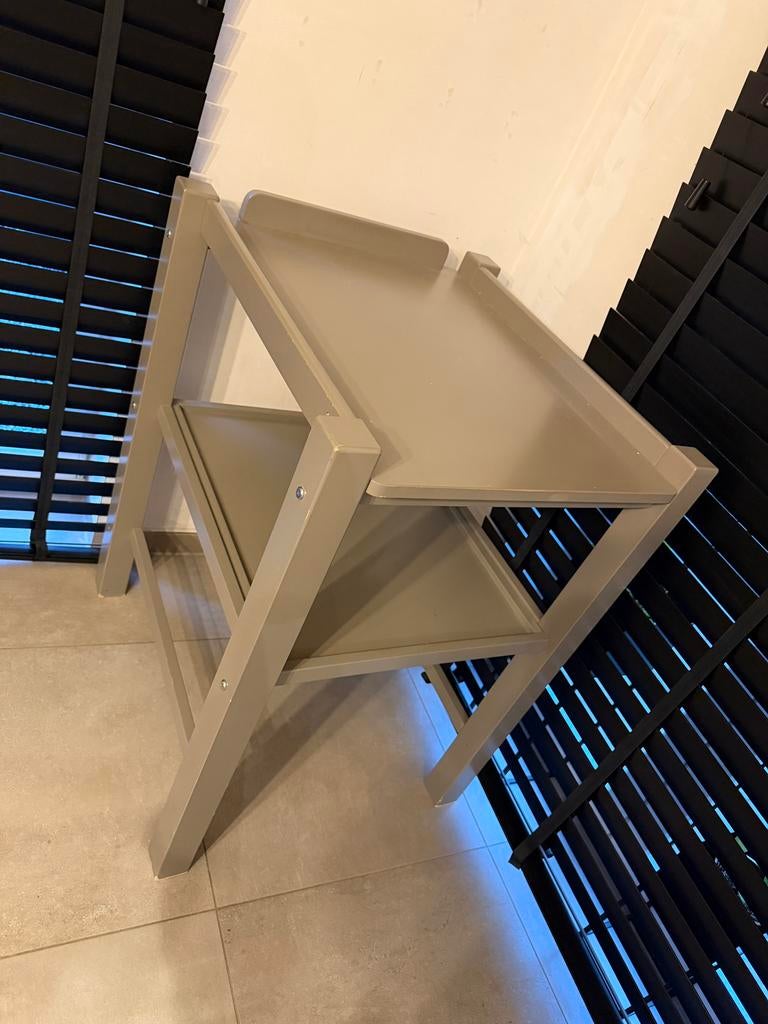 Verzorgingstafel / luiertafel taupe, Ophalen, Gebruikt, Overige typen