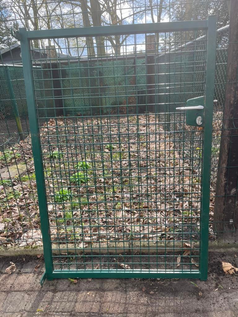 Metalen poort, Ophalen, Gebruikt, IJzer, Tuinhek