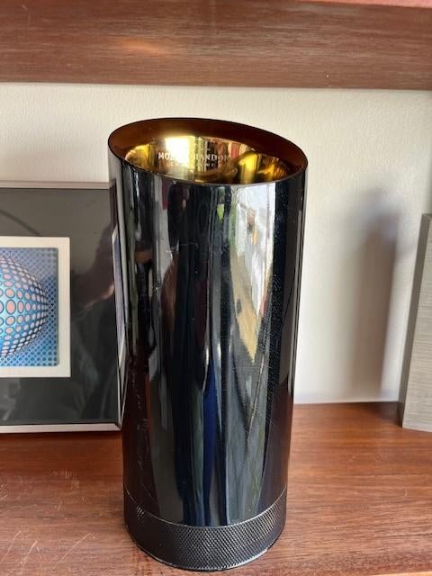 Vintage roestvrijstalen koeler van Moët en Chandon, Ophalen, Champagne