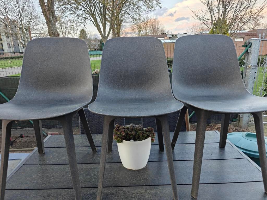Stoelen (3 stuks), Tuin en Terras, Ophalen, Kunststof