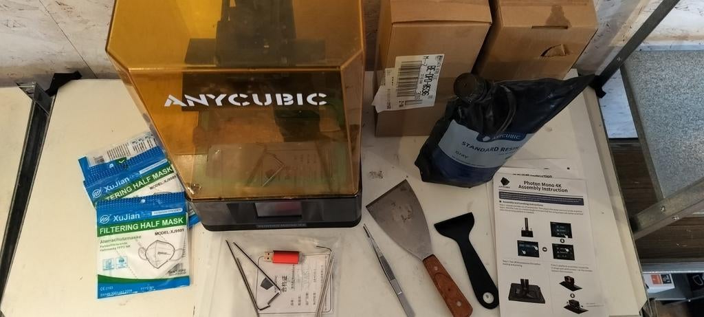 Anycubic Photon Mono 4K + Wash & Cure station, Computers en Software, Ophalen