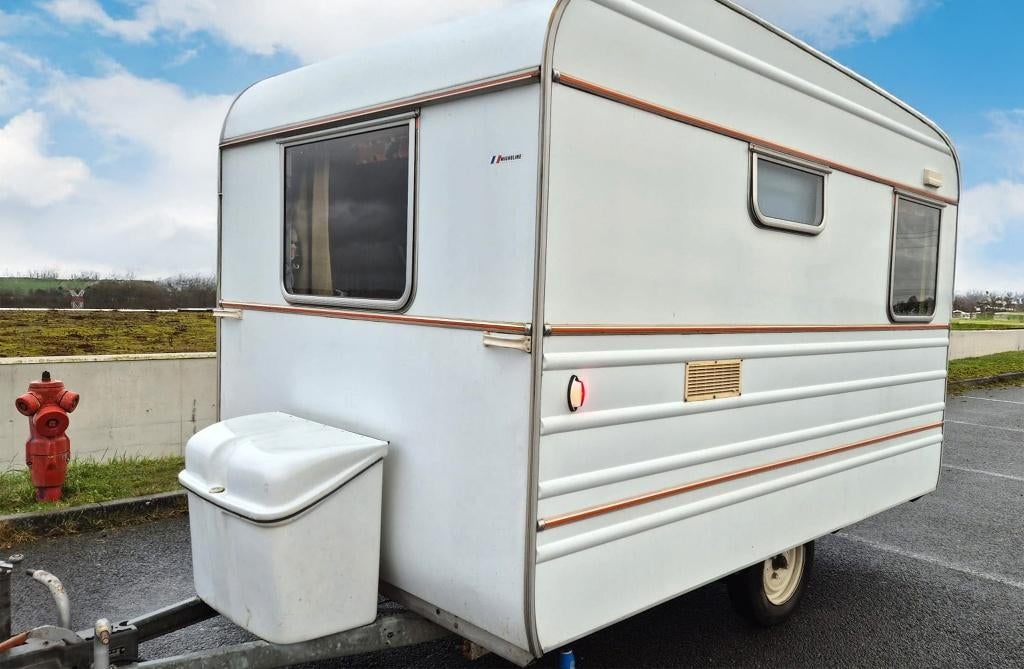 Retrocaravan Tesserault 310D, Caravanes & Camping, Particulier