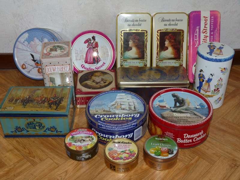 Lot van 48 oude dozen, Verzamelen, Ophalen of Verzenden, Gebruikt