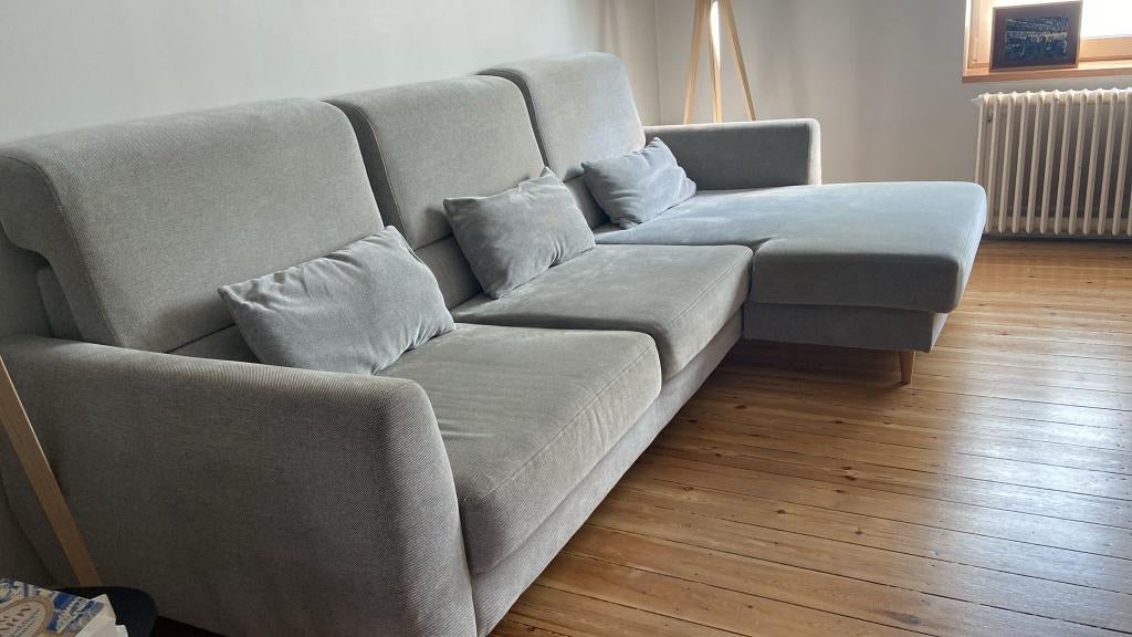 canapé + méridienne Sladorp IKEA, Trois personnes, 200 à 250 cm, 125 à 150 cm, Banc droit