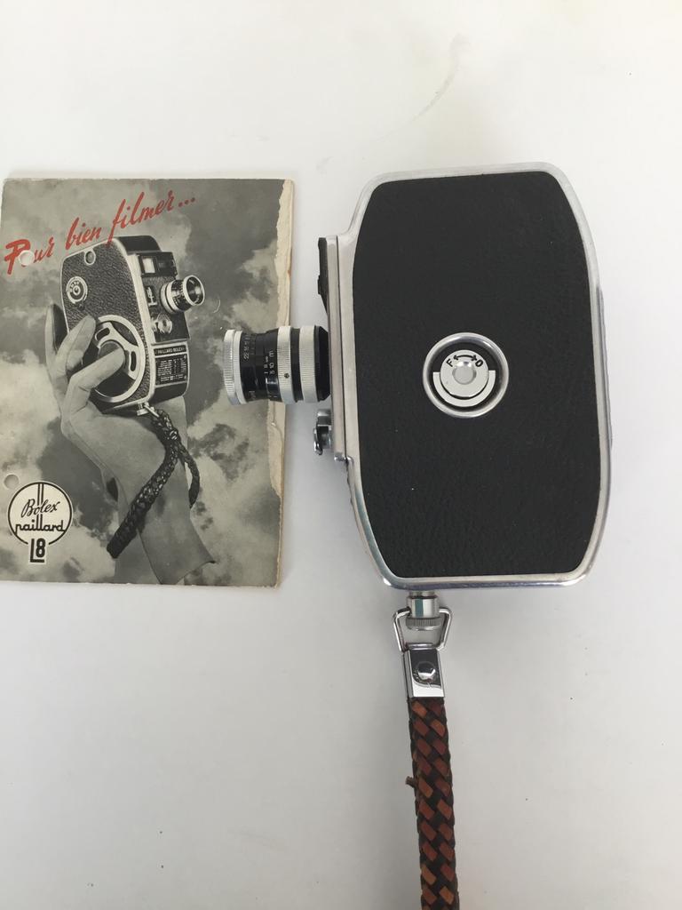 Vintage Bolex Paillard L 8 mm cine film camera Zwitserland, Ophalen of Verzenden, 1940 tot 1960, Filmcamera