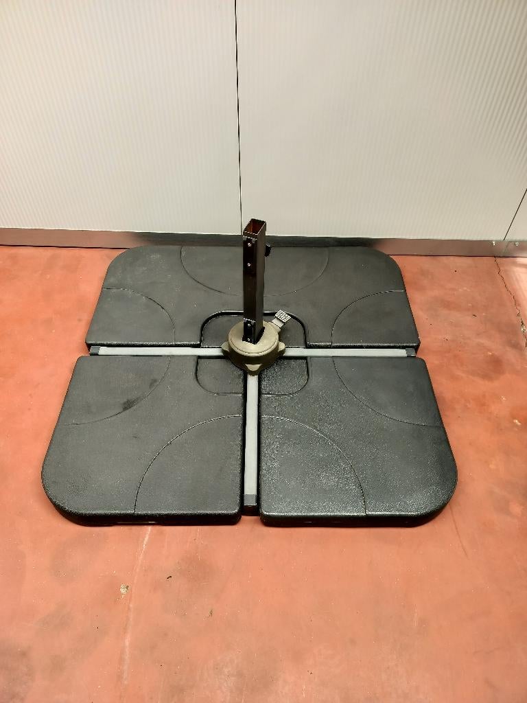 Metalen Parasolvoet met balasten, Tuin en Terras, Ophalen, Gebruikt, Parasolvoet