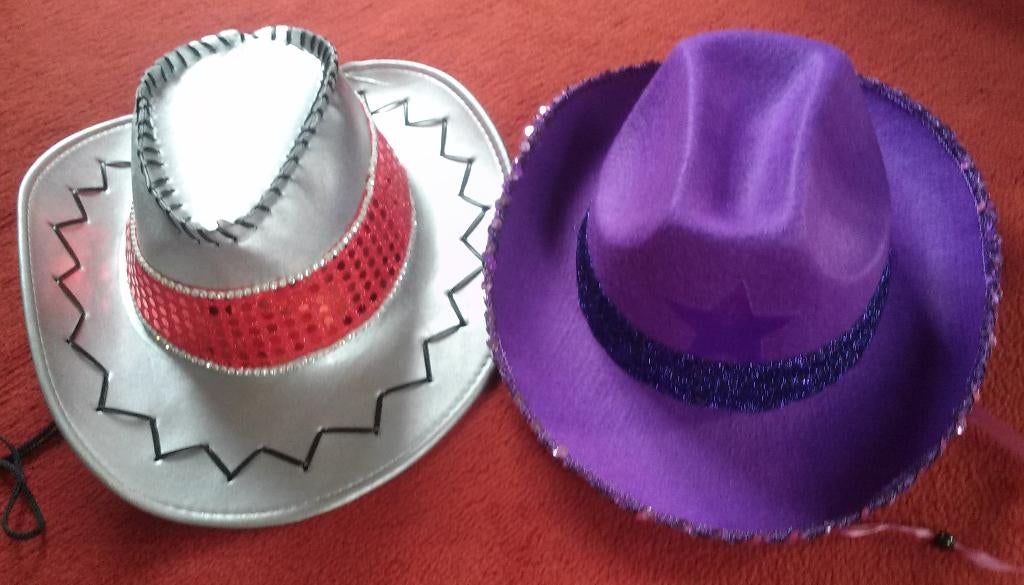 Versierde cowboyhoed, Hobby en Vrije tijd, Feestartikelen, Ophalen, Nieuw, Feestartikel
