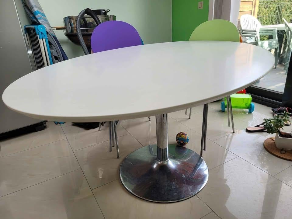 Table à manger, Maison & Meubles, 150 à 200 cm, 100 à 150 cm, Enlèvement, Utilisé