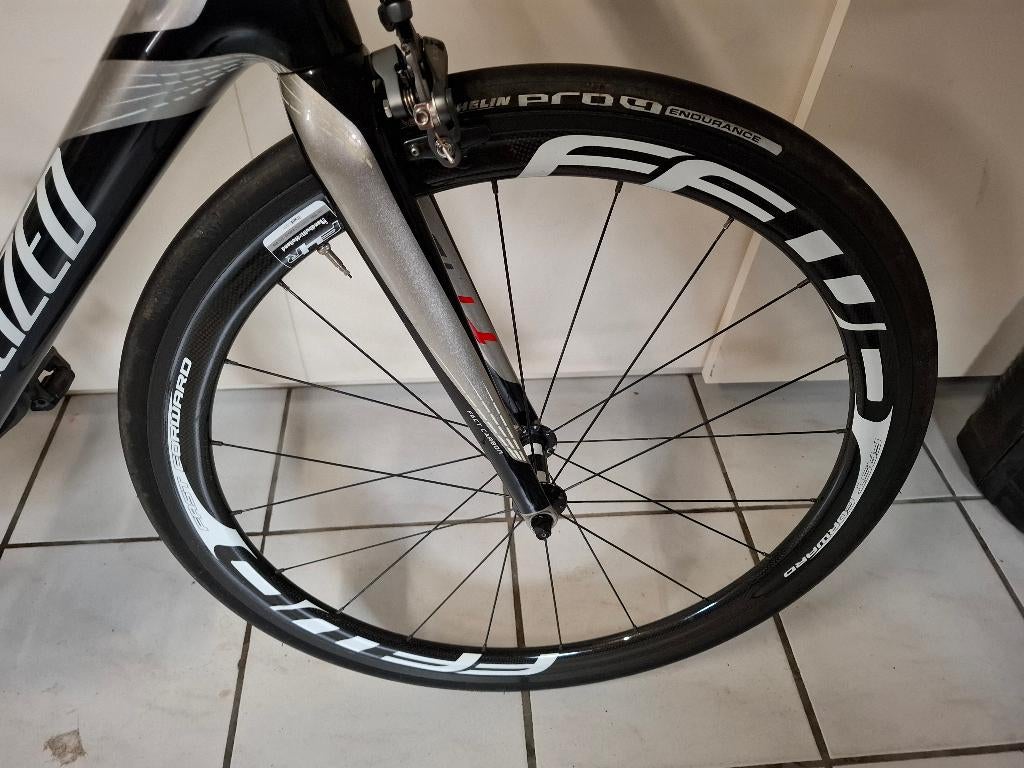 FFWD racewielen 40mm carbon, Fietsen en Brommers, Fietsonderdelen, Wiel, Gebruikt, Racefiets, Ophalen of Verzenden