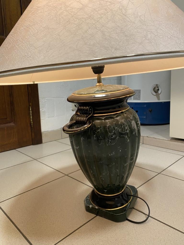 Sierlijke lamp met een keramieken voet, Antiek en Kunst, Ophalen