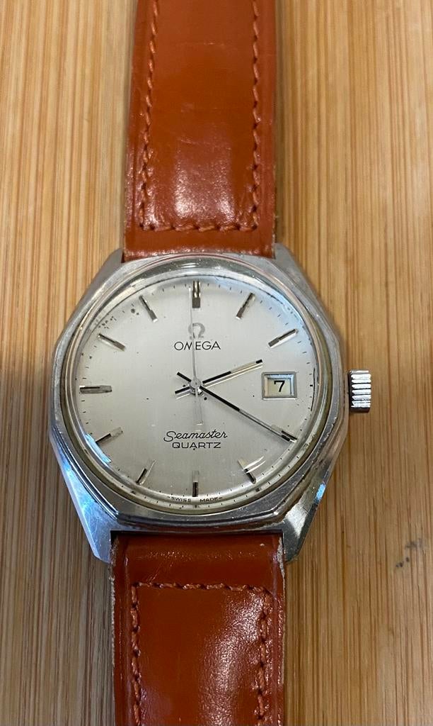 Omega Seamaster, Handtassen en Accessoires, Horloges | Heren, Staal, Polshorloge, Ophalen of Verzenden, Omega