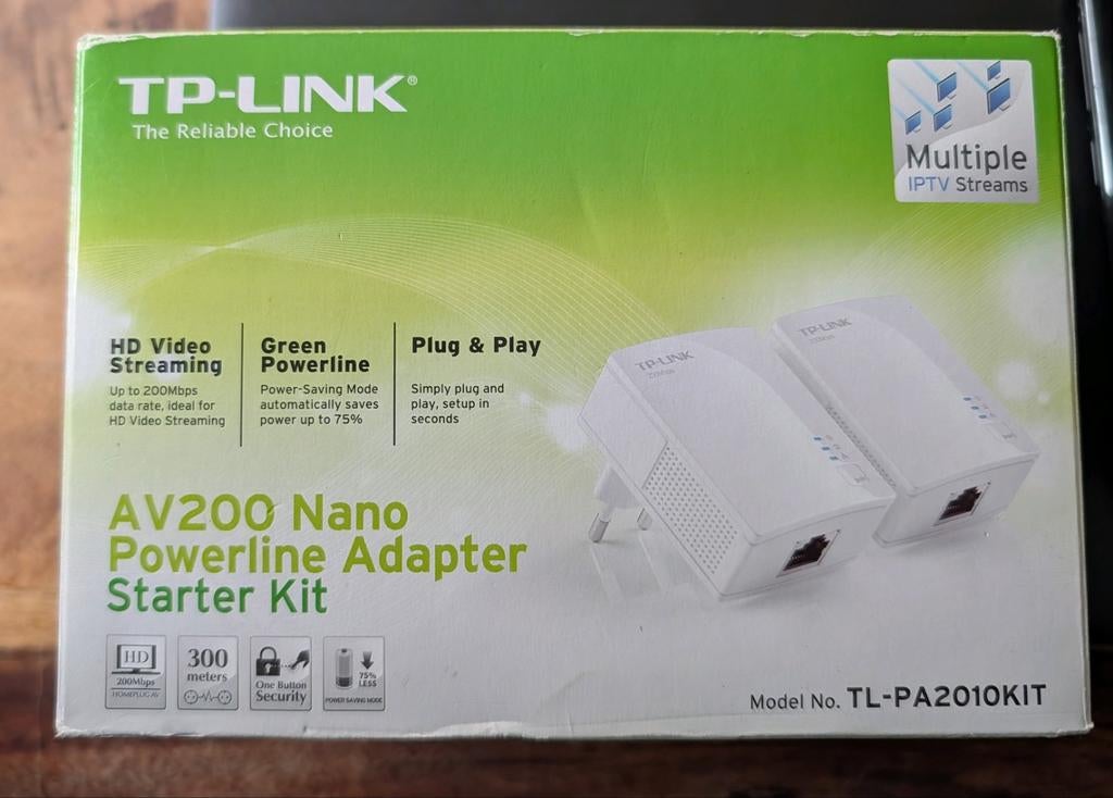TP-link av200 nano powerline adapter NIEUW, Computers en Software, Ophalen of Verzenden
