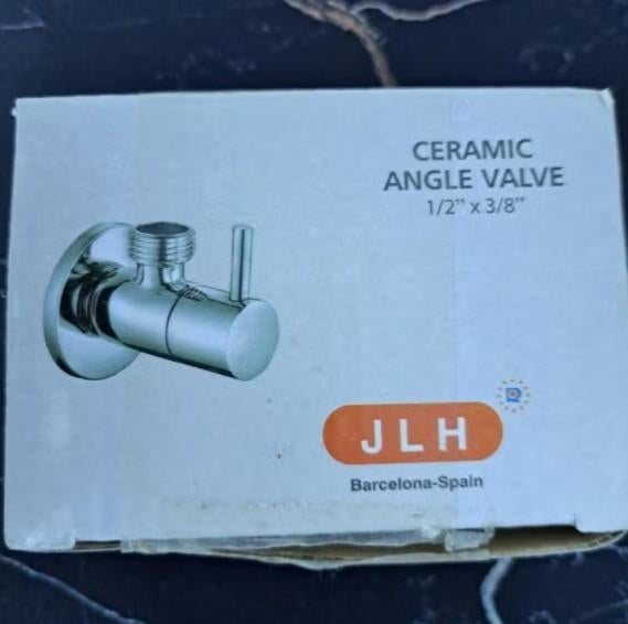 Vanne d'angle, Robinet d'équerre 1/2 "+ 3/8", Enlèvement ou Envoi, Neuf, Chrome, Robinet