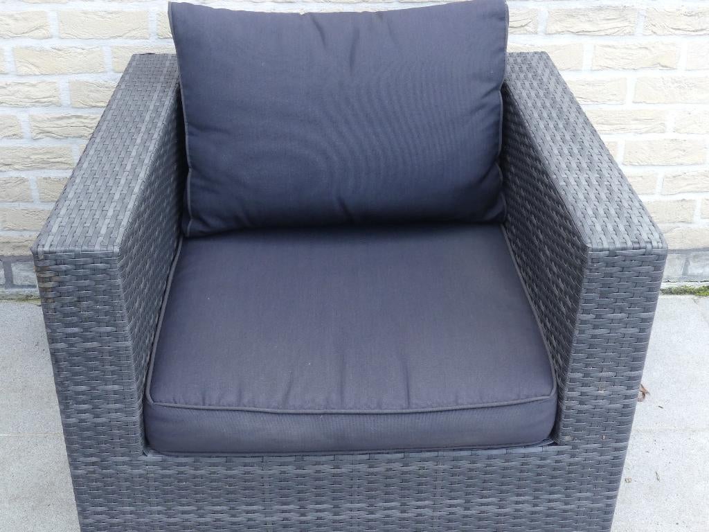 loungeset 1 of evt 2 zeteltjes gratis afhalen., Enlèvement, Utilisé, Synthétique, Sets de jardin