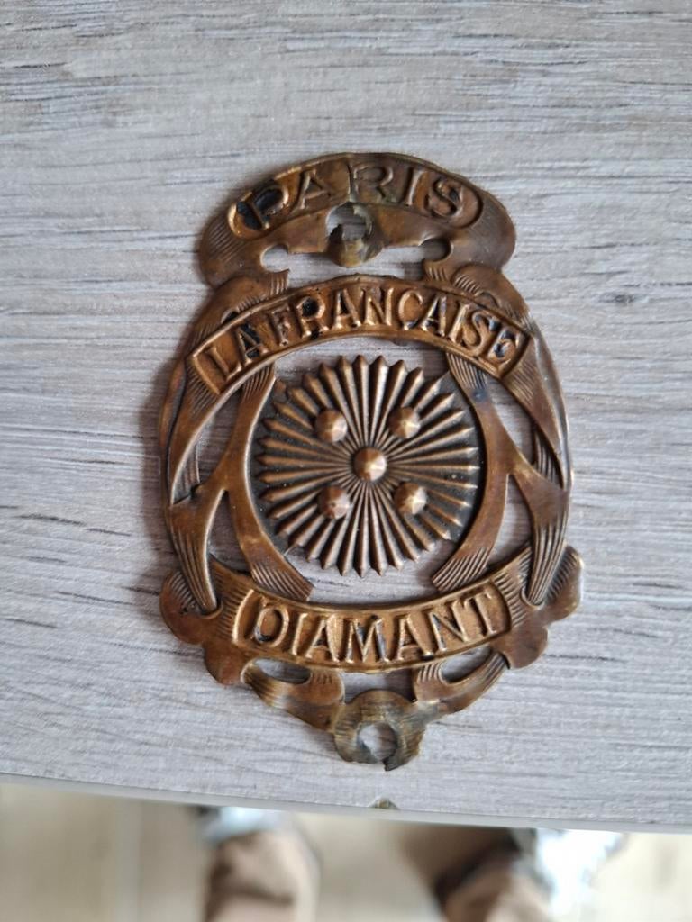 Ancienne plaque vélo la française, Collections, Enlèvement ou Envoi