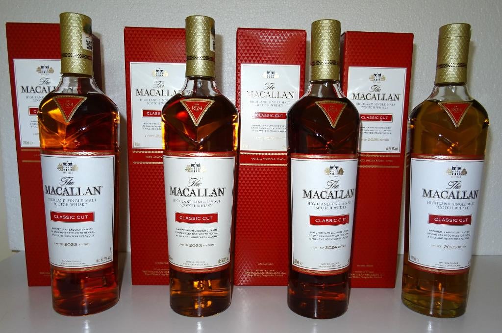 Macallan Classic cut 4 flessen, Verzamelen, Ophalen, Nieuw, Vol