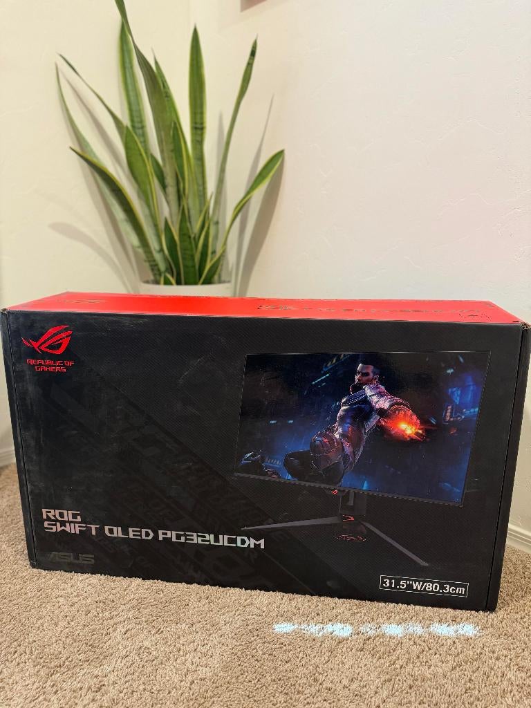 Écran Asus ROG Swift PG32UCDM 4K 240HZ, Informatique & Logiciels, Moniteurs, Comme neuf, 201 Hz ou plus, DisplayPort, DVI, HDMI