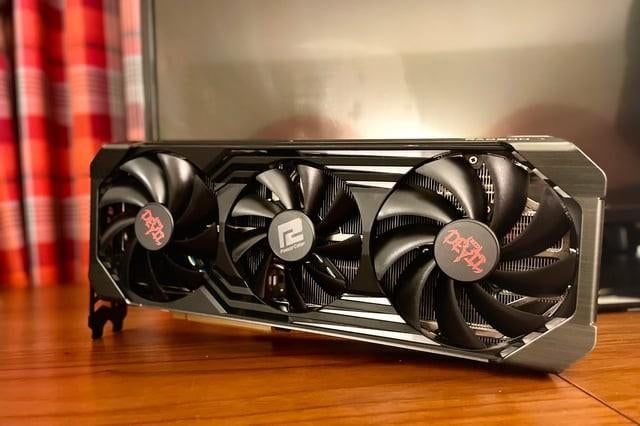 POWERCOLOR RX 6700XT 12 GB RODE DUIVEL!, Computers en Software, Videokaarten, Ophalen, AMD