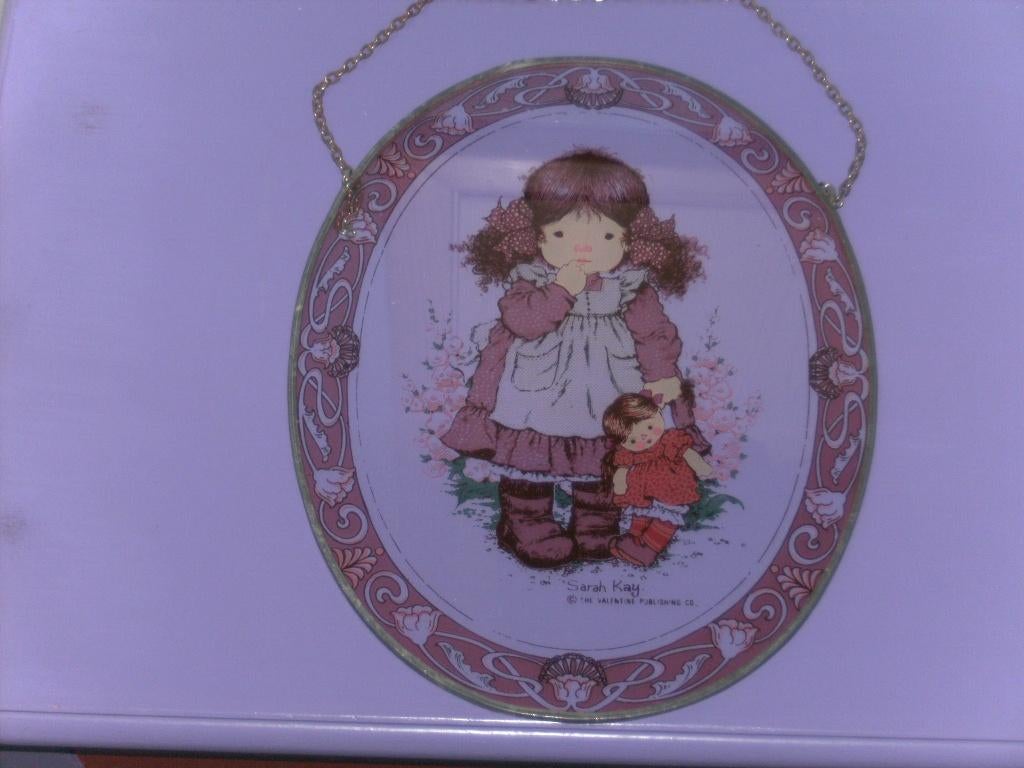 Vintage glasraam van sarah kay., Verzamelen, Retro, Ophalen of Verzenden