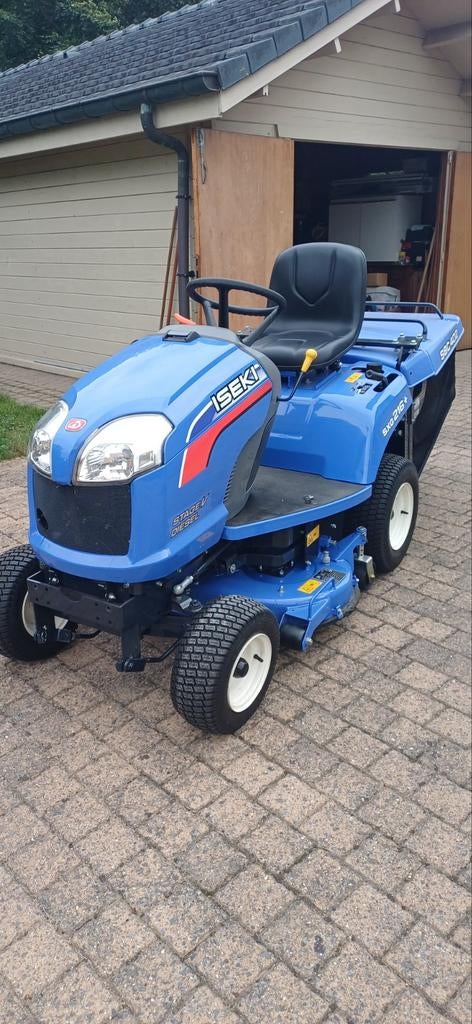 Iseki SXG 216 Diesel – Slechts 8 uur! – E, Tuin en Terras, Zitmaaiers, Ophalen of Verzenden, Opvangbak