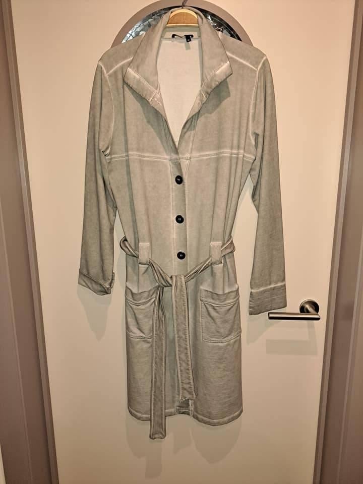 Hemdjurk stretch, mt 40 (kan ook als lange vest), Kleding | Dames, Jurken, Zo goed als nieuw, Maat 38/40 (M), Ophalen of Verzenden