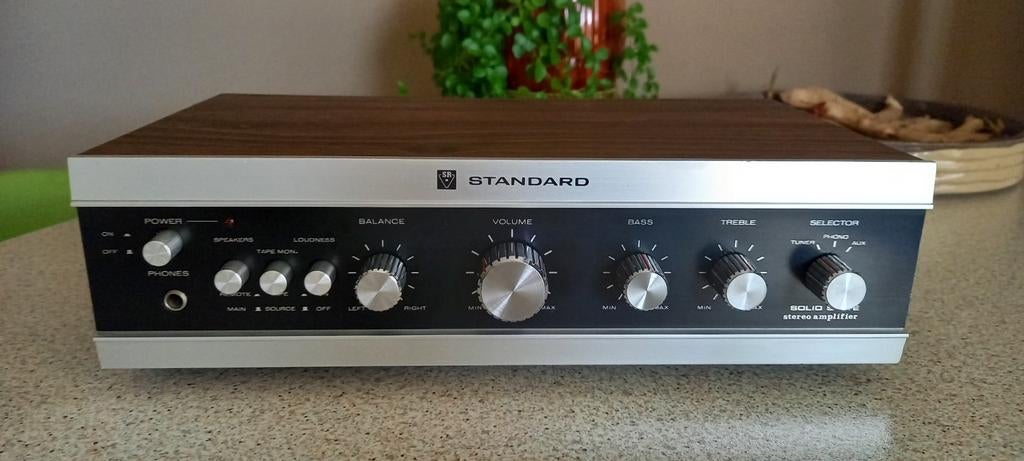 Sr standard mini versterker voorloper van marantz jaren 70, Autres marques, Moins de 60 watts, Enlèvement ou Envoi, Stéréo