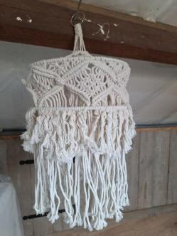 Lusters in macramé, Huis en Inrichting, Woonaccessoires | Kransen, Ophalen, Zo goed als nieuw