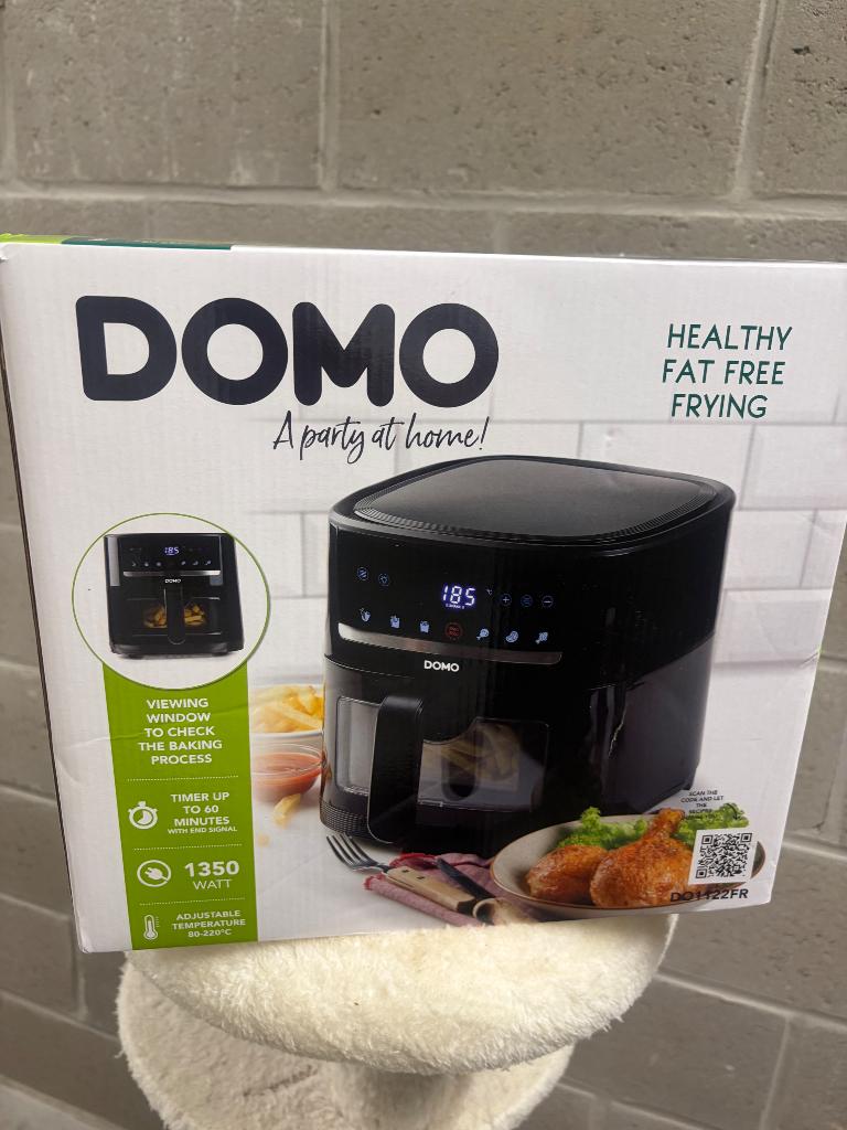 Domo airfryer, Electroménager, Friteuses à air, Enlèvement, Neuf, Friteuse à air XL, 1500 grammes ou plus