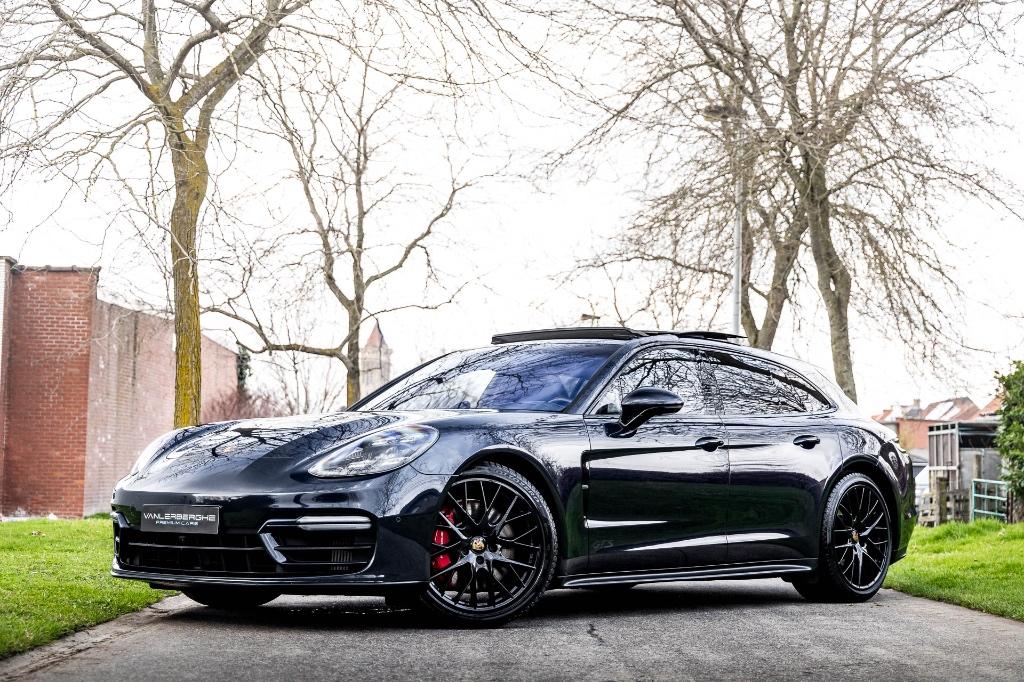 Porsche Panamera GTS Sport Turismo * Pano * 360 * BOSE *, Automaat, Blauw, Leder, Bedrijf