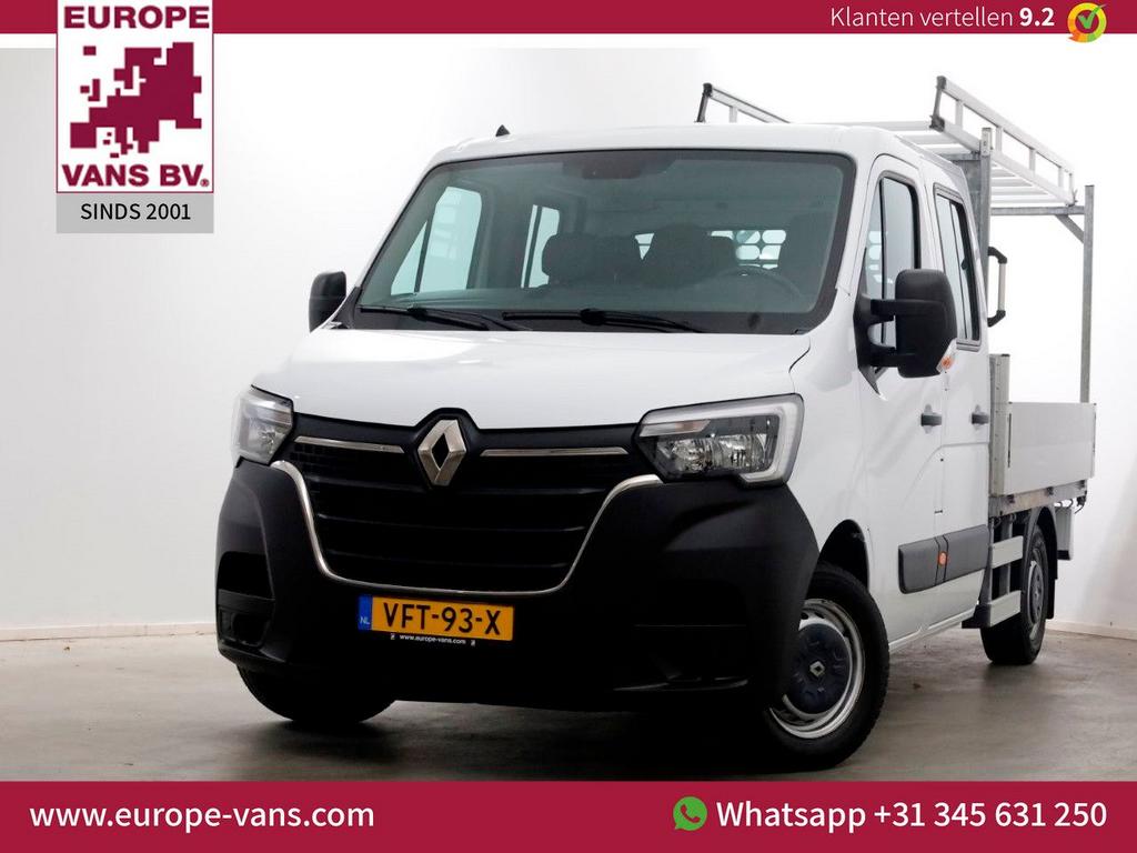 Renault Master T35 2.3 dCi 135pk L2 D.C. Open Laadbak Airco/, Auto's, Bestelwagens en Lichte vracht, Renault, 327 g/km, Wit, Bedrijf