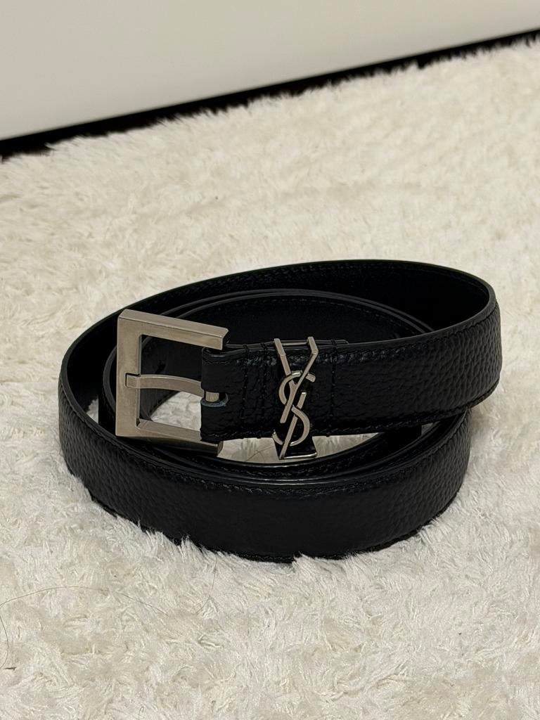 Saint Laurent Cassandre Leren Riem maat 105, Kleding | Heren, Riemen en Ceintuurs, Zo goed als nieuw, Riem of Ceintuur, Echt leder