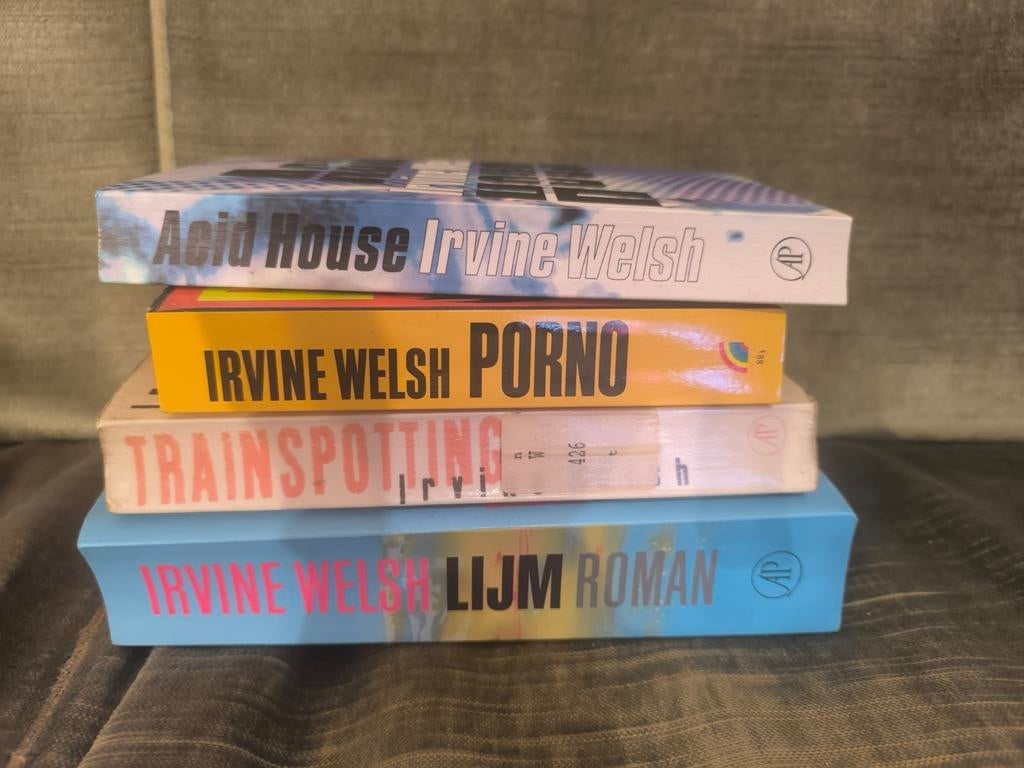 Irvine Welsch x 4 (trainspotting, porno, lijm, acid house), Ophalen, Gelezen, Irvine Welsch, Europa overig