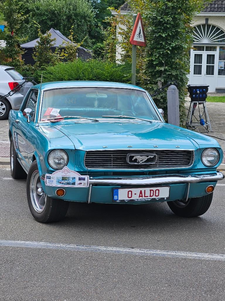 Ford Mustang coupe 1966 5.0l v8, Auto's, Achterwielaandrijving, 5000 cc, Beige, Overige kleuren