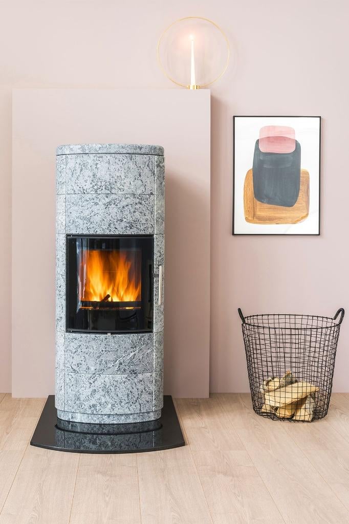 Houtkachel Norsk Kleber Marcello 140 SPEKSTEEN, Huis en Inrichting, Meerkleurig, Overige materialen, Overige stijlen, Nieuw