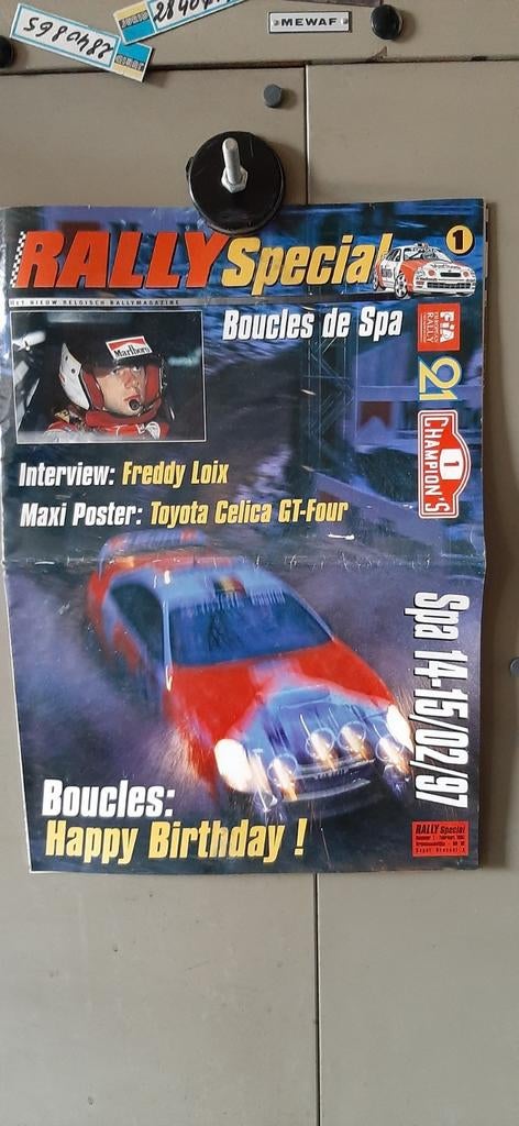 Programma boekje Boucles de Spa 1997, Ophalen of Verzenden, Zo goed als nieuw
