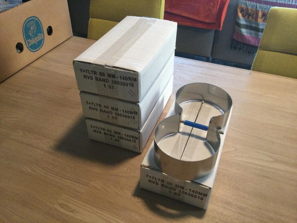 Bi set “7+7Ltr 60 MM - 140 MM” RVS Band nieuw aan 36€, Watersport en Boten, Duiken, Ophalen of Verzenden, Nieuw, Duikfles