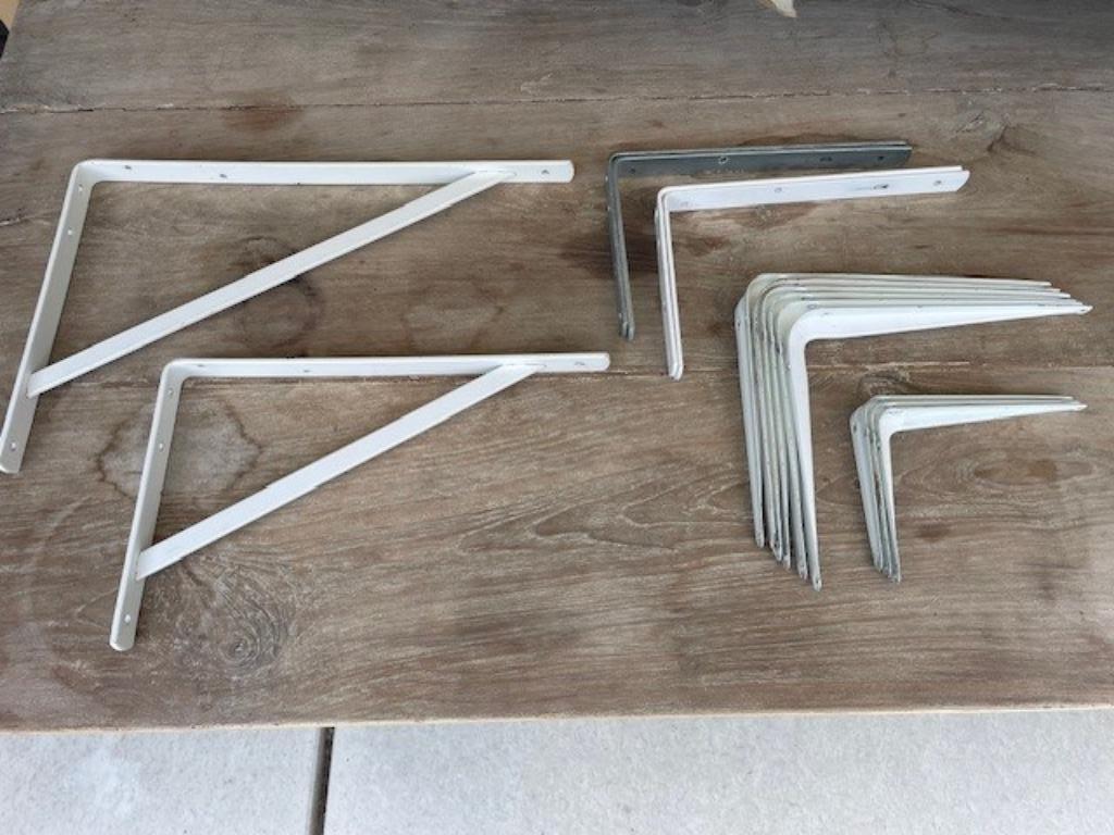 Winkelhaken/Plankdragers, Doe-het-zelf en Bouw, Ophalen, Gebruikt