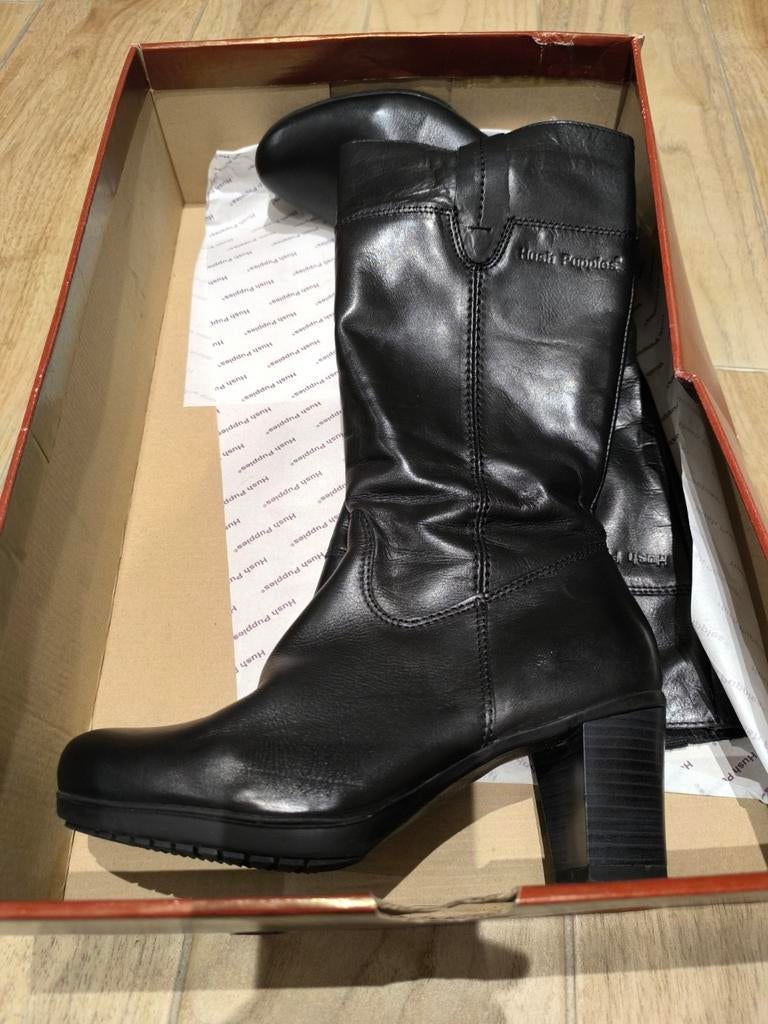 Bottes Hush Puppies, Comme neuf, Bottes hautes, Hush Puppies, Noir