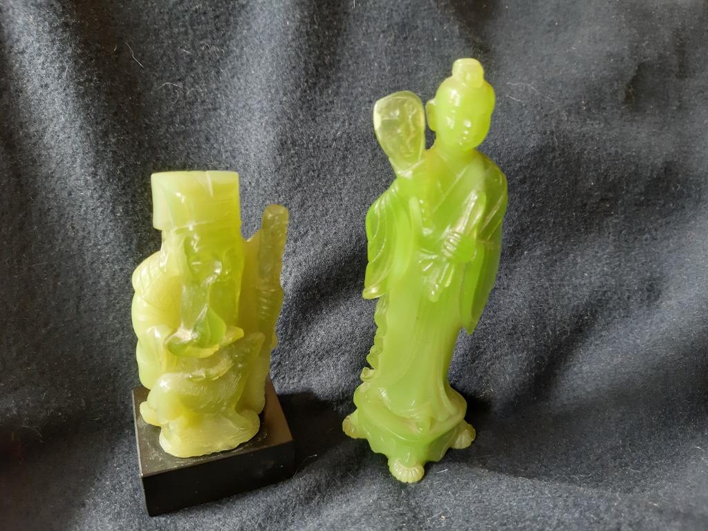 Deux Statuettes Chinoises, Antiek en Kunst, Kunst | Niet-Westerse kunst, Ophalen of Verzenden