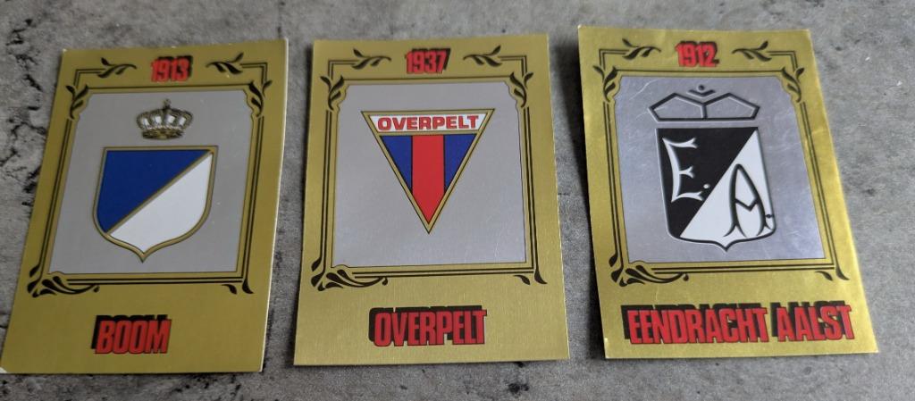 PANINI FOOTBALL 85 anno 1985 3 emblèmes et autocollants, Envoi, Neuf