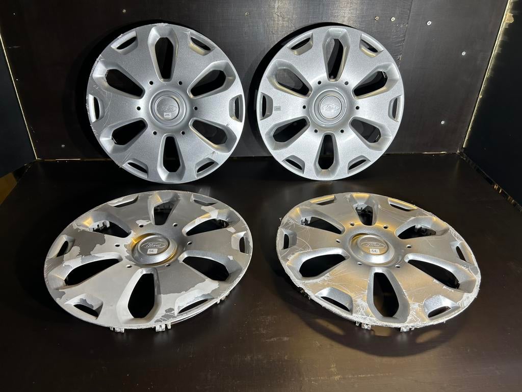 4 enjoliveurs d’origine Ford fiesta ka fusion 14", Enlèvement ou Envoi, Utilisé