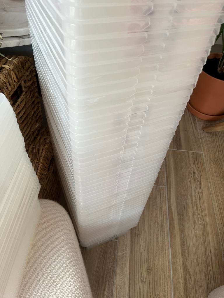 Boites rangement demenagement plastique, Enlèvement