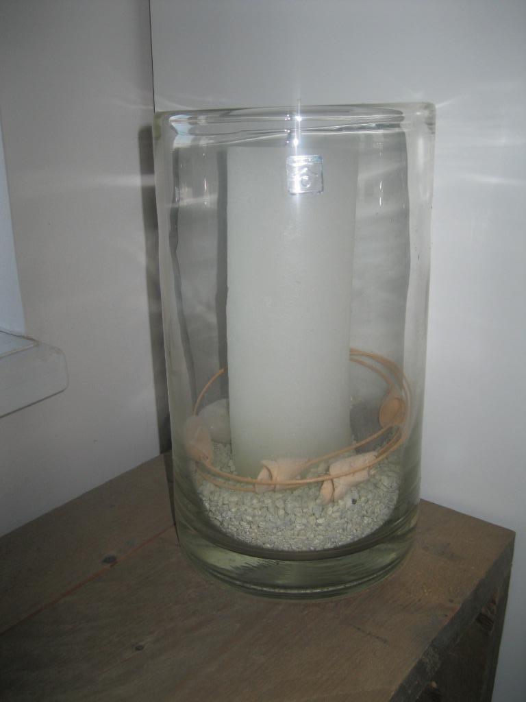 Windlicht Rasteli zo goed als nieuw, Maison & Meubles, Comme neuf, Autres matériaux, Blanc, Chandelier