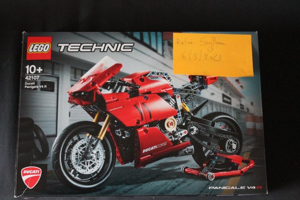 Lego 42107 Ducati Panigale V4R, Ophalen of Verzenden, Zo goed als nieuw, Complete set, Lego
