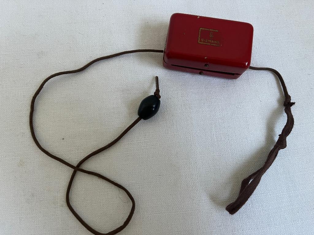 pré-WW2 Rare aiguiseur lames "gilette" Siemens, Collections, Enlèvement ou Envoi, Armée de terre