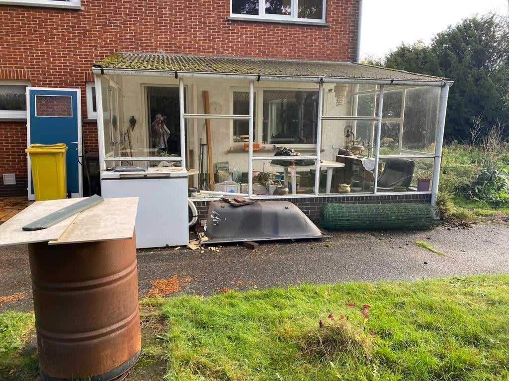 Gratis oude Veranda, Tuin en Terras, Overkappingen, Ophalen, Gebruikt, Veranda